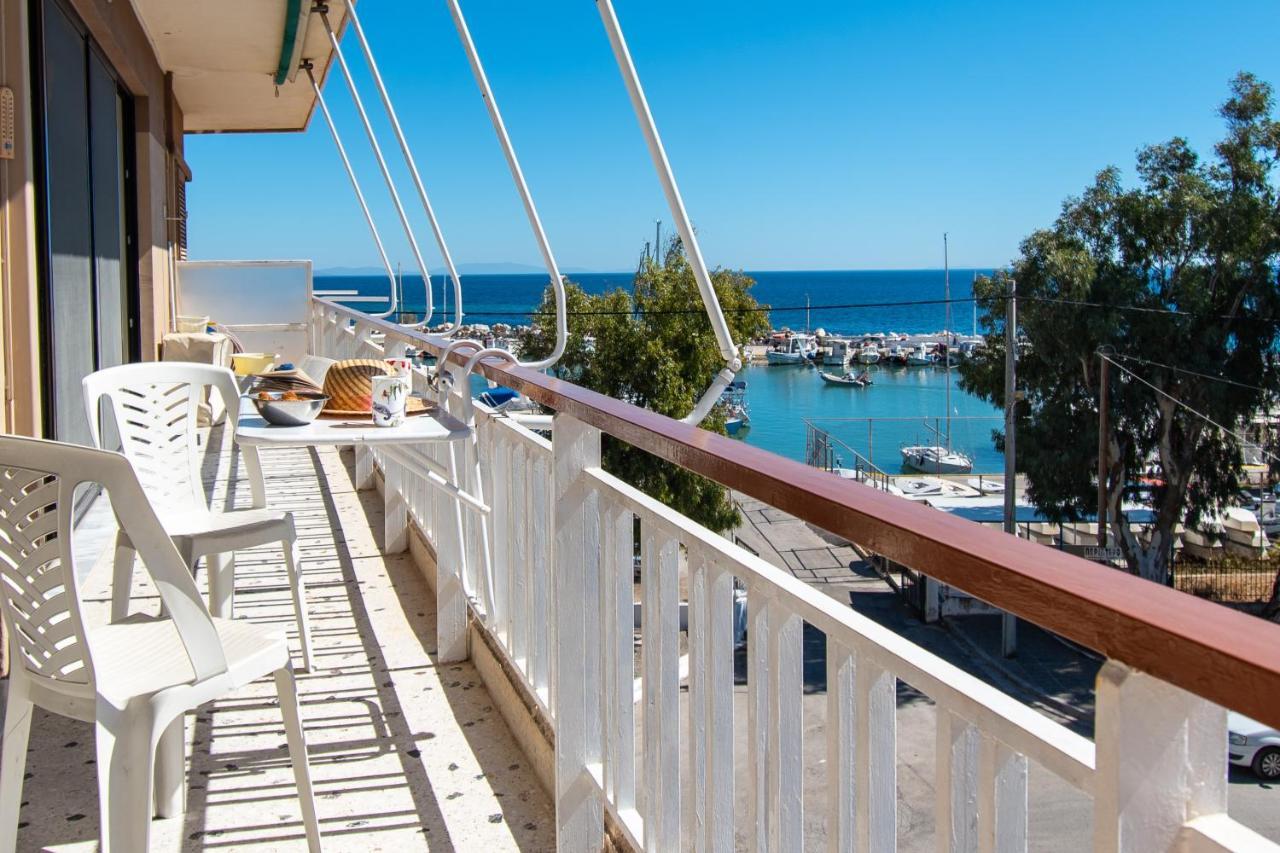 Lavish & Spacious Apt With Stunning Seaview, 10 Min Ath Airport Αρτέμιδα Εξωτερικό φωτογραφία