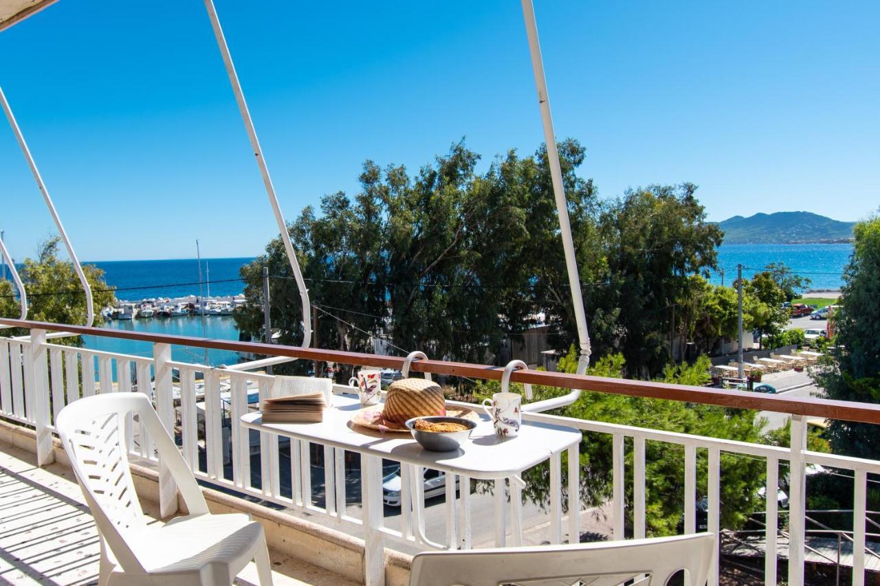 Lavish & Spacious Apt With Stunning Seaview, 10 Min Ath Airport Αρτέμιδα Εξωτερικό φωτογραφία
